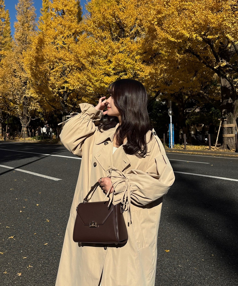 mytwilight PARIS モチーフ台形ミニバッグ 詳細画像 ダークブラウン 16