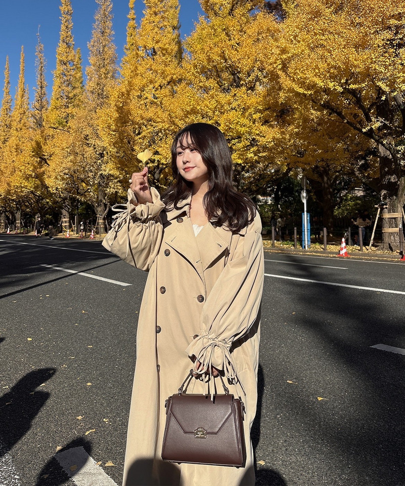 mytwilight PARIS モチーフ台形ミニバッグ 詳細画像 ダークブラウン 18