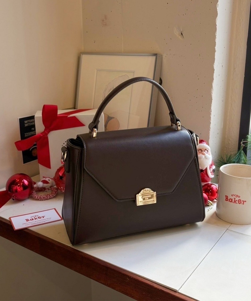 mytwilight PARIS モチーフ台形ミニバッグ 詳細画像 ダークブラウン 2