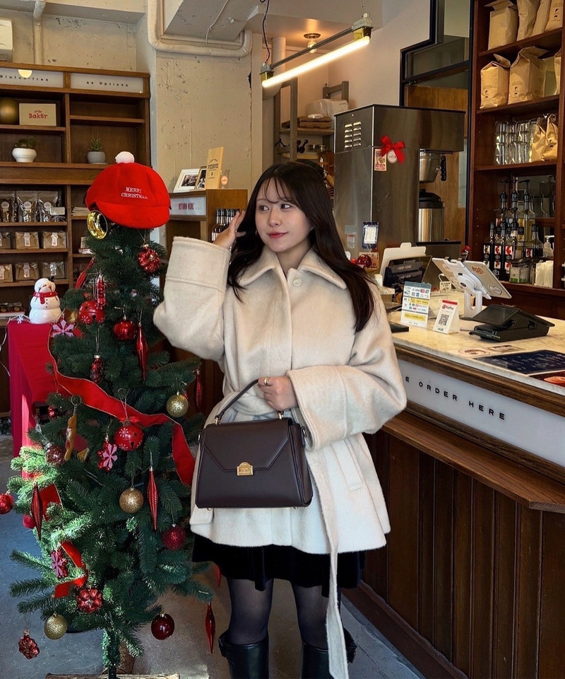 mytwilight PARIS モチーフ台形ミニバッグ 詳細画像 ダークブラウン 5