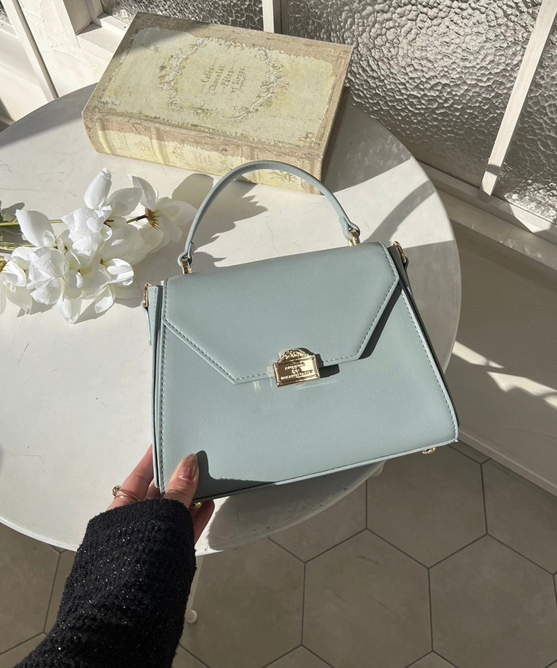 mytwilight PARIS モチーフ台形ミニバッグ 詳細画像 グレイッシュブルー 6