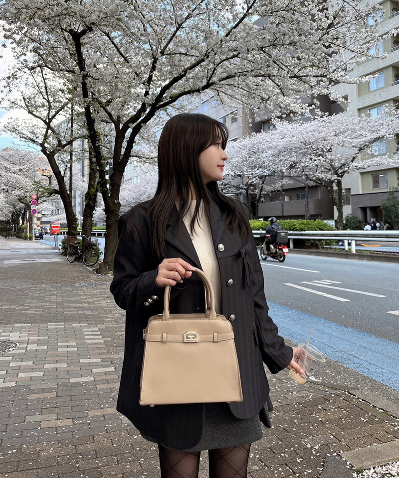 mytwilight PARISモチーフ サイドベルトバッグ 詳細画像 ベージュ 15