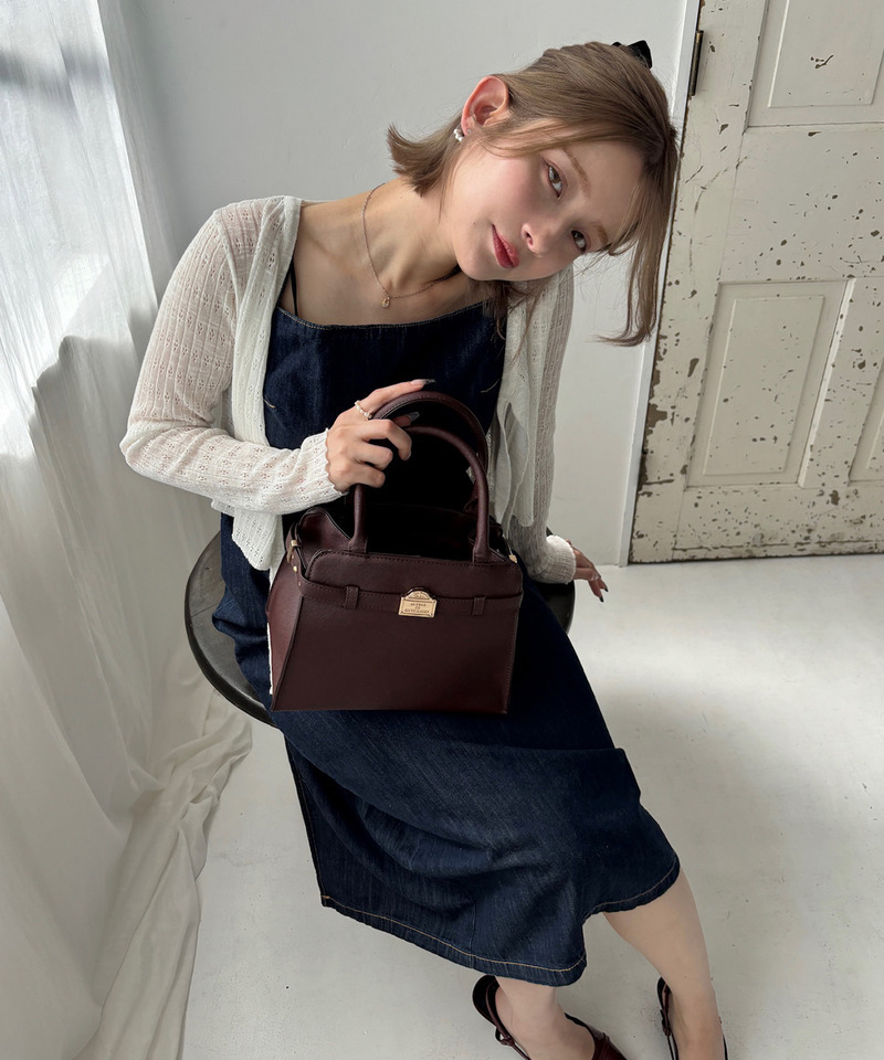 mytwilight PARISモチーフ サイドベルトバッグ 詳細画像 ボルドー 7