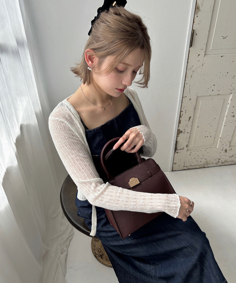 mytwilight PARISモチーフ サイドベルトバッグ 詳細画像 ボルドー 9