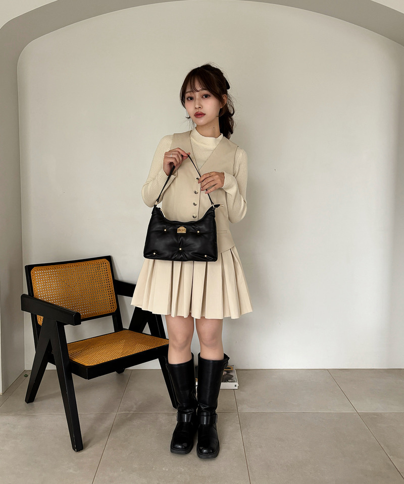 mytwilight PARISモチーフ パフィーバッグ 詳細画像 ブラック 12