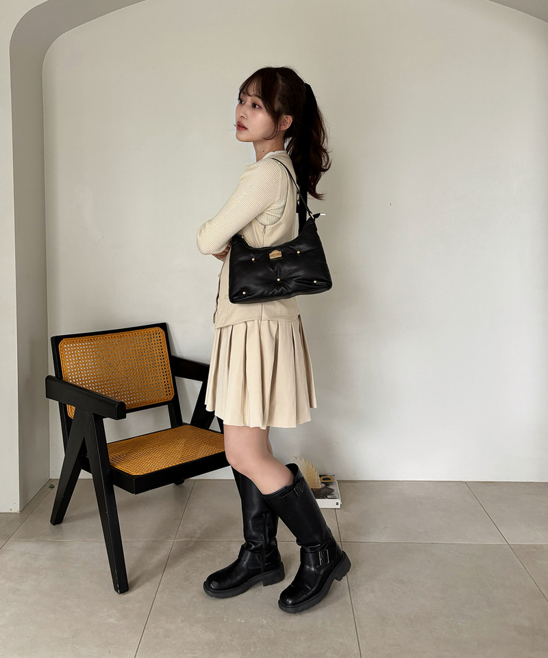 mytwilight PARISモチーフ パフィーバッグ 詳細画像 ブラック 14