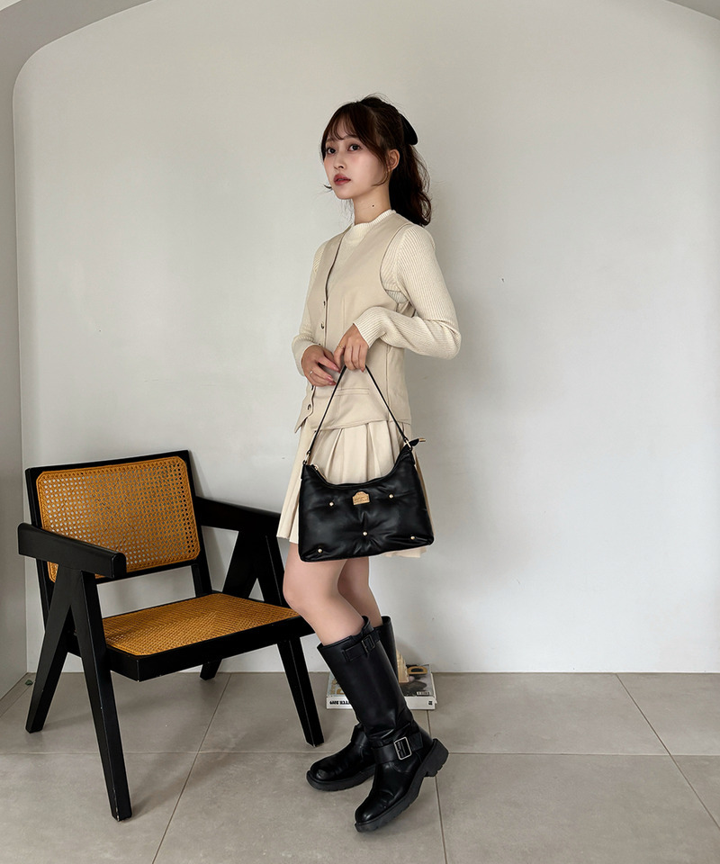 mytwilight PARISモチーフ パフィーバッグ 詳細画像 ブラック 15