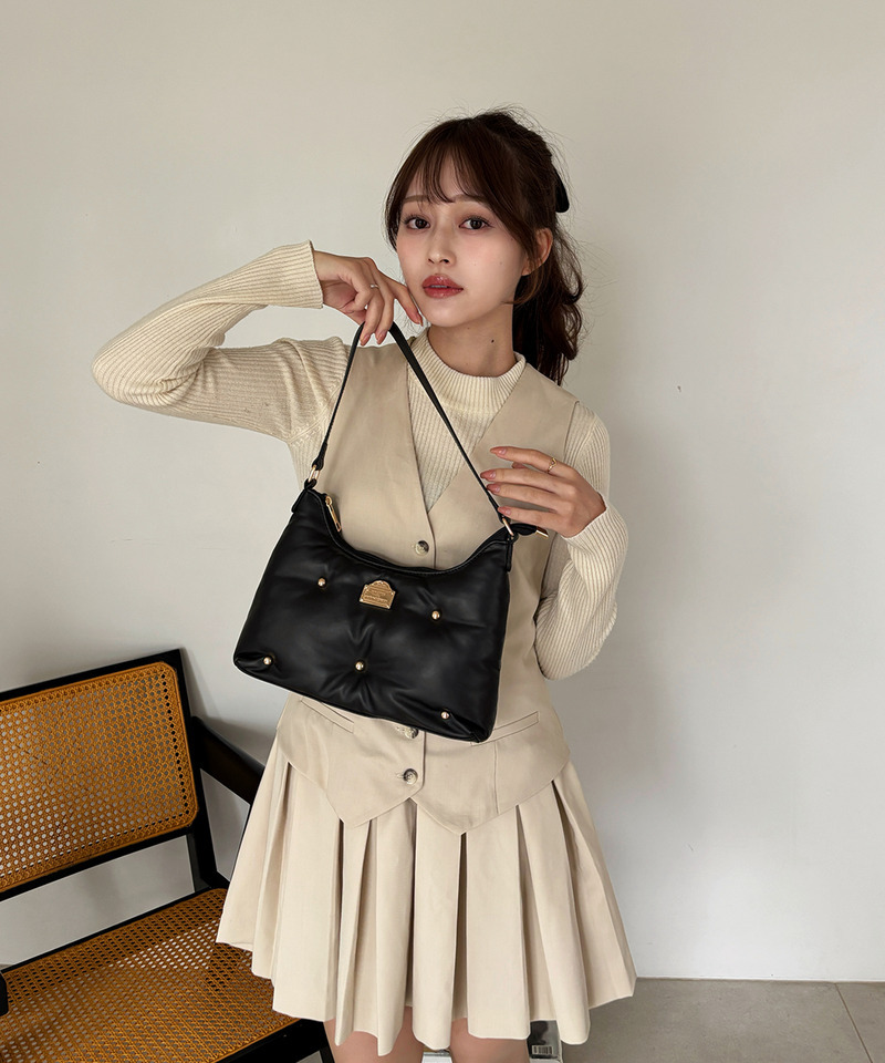 mytwilight PARISモチーフ パフィーバッグ 詳細画像 ブラック 7