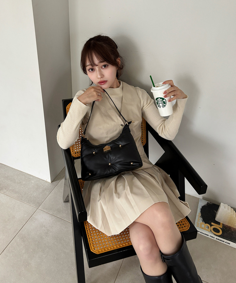 mytwilight PARISモチーフ パフィーバッグ 詳細画像 ブラック 8