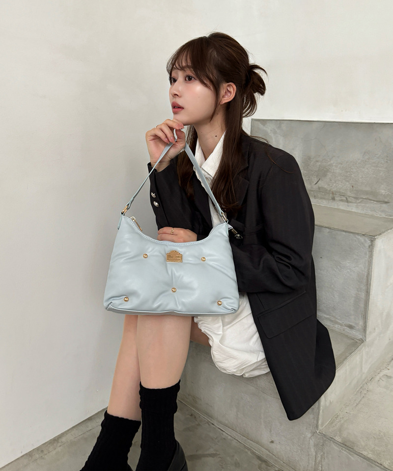 mytwilight PARISモチーフ パフィーバッグ 詳細画像 ライトブルー 13