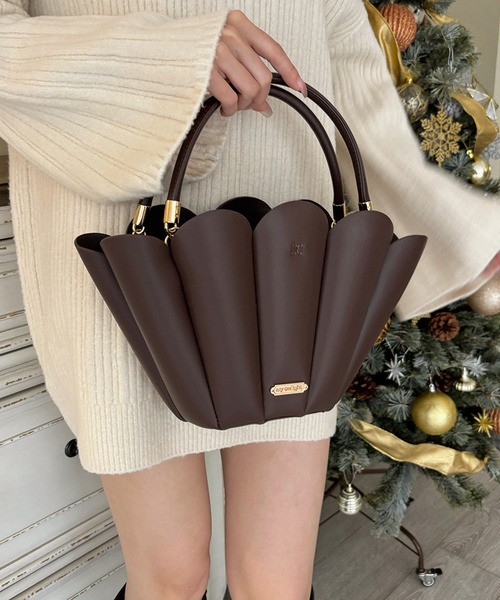 mytwilight マドレーヌ プリーツ バッグ 詳細画像