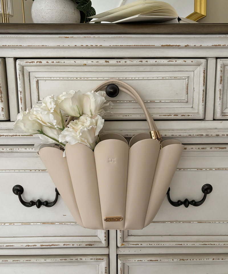 mytwilight マドレーヌ プリーツ バッグ 詳細画像 アイボリー 3