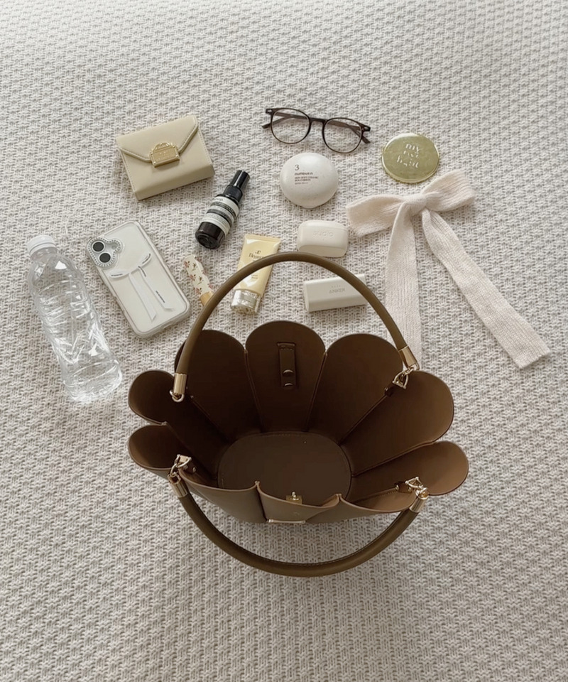 mytwilight マドレーヌ プリーツ バッグ 詳細画像 ブラック 13