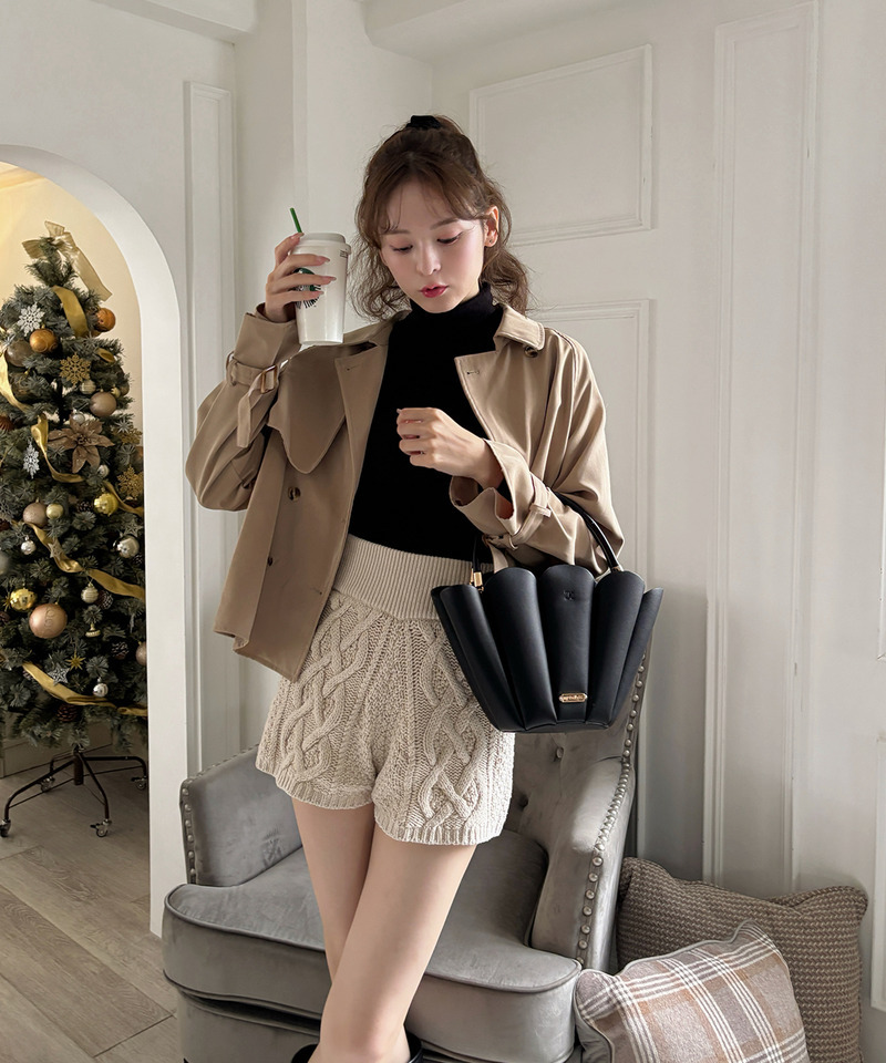 mytwilight マドレーヌ プリーツ バッグ 詳細画像 ブラック 5