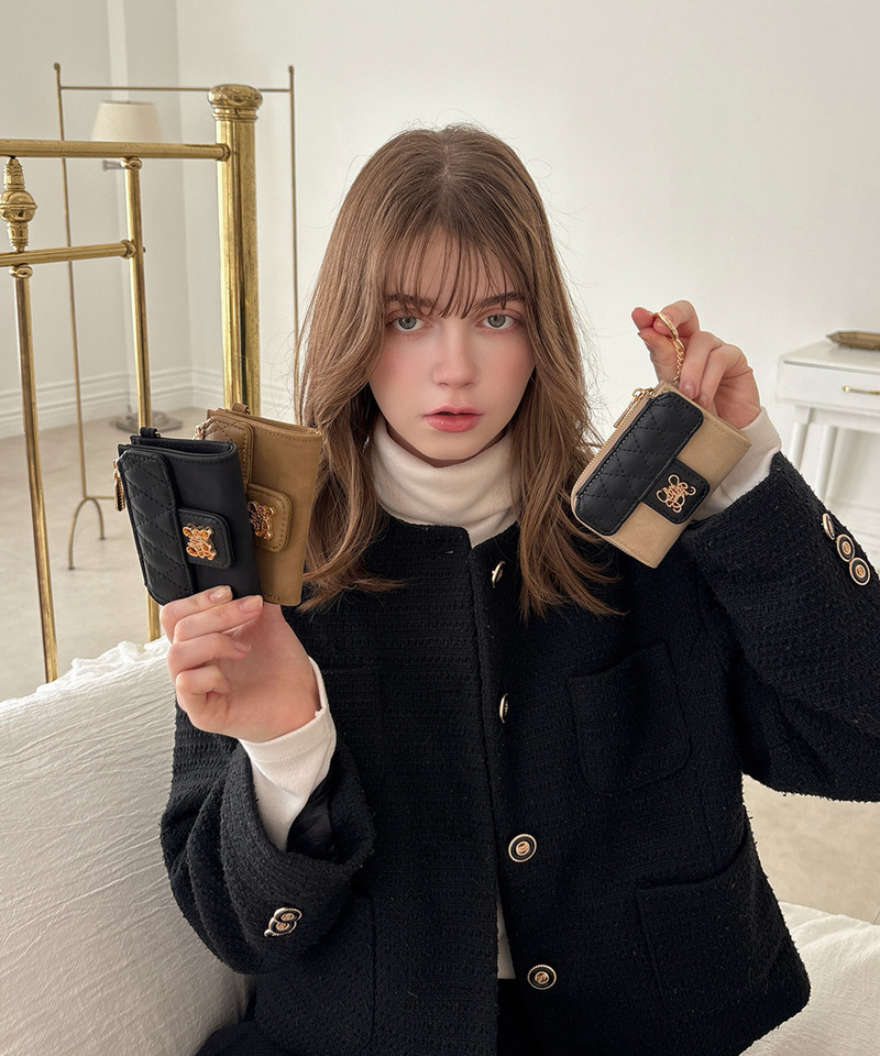 mytwilight キルティング フラグメントケース 詳細画像 ベージュ 9