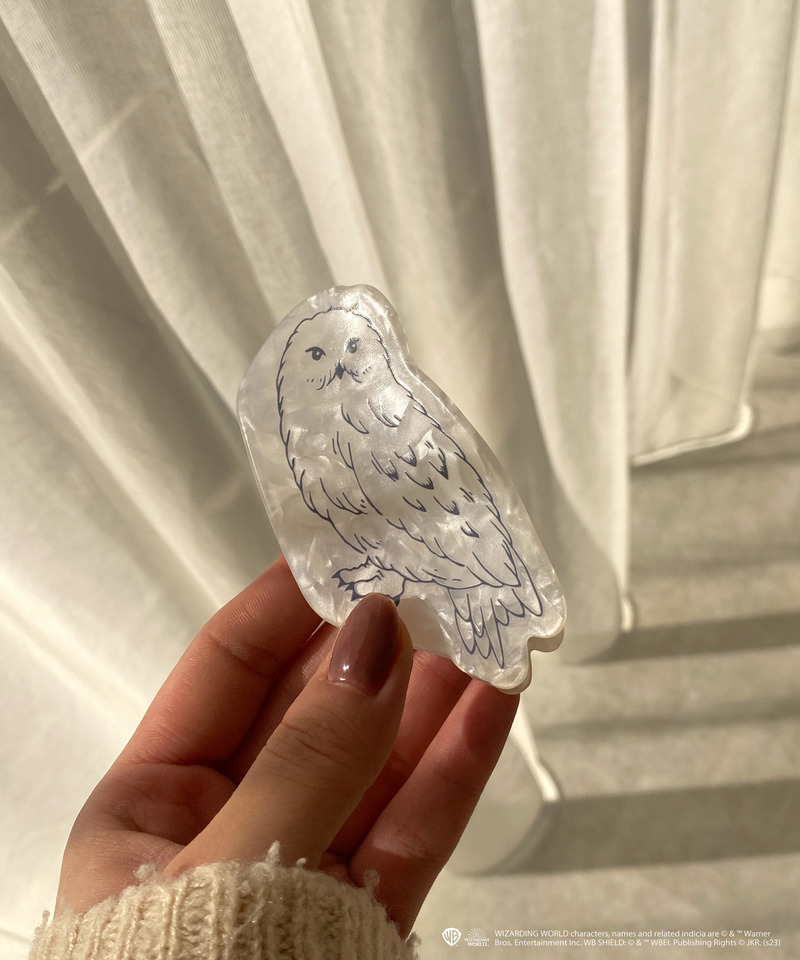 【Harry Potterコラボ】 ヘドウィグモチーフ バンスヘアクリップ 詳細画像 ホワイト 16
