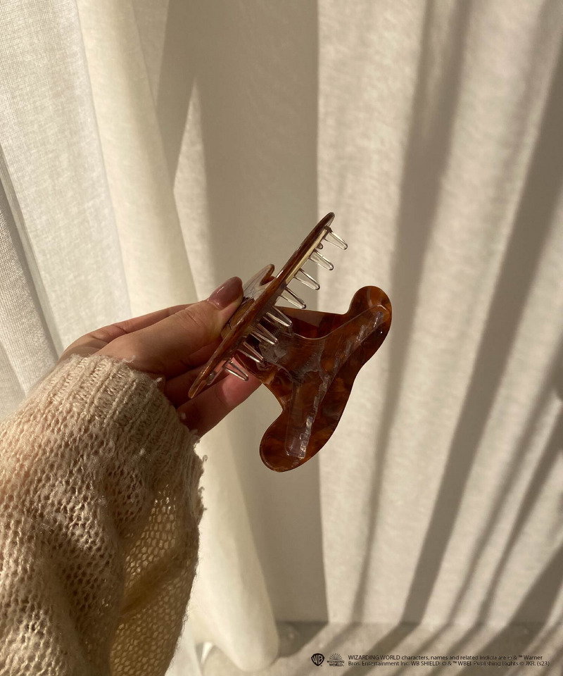 【Harry Potterコラボ】 組分け帽子モチーフ バンスヘアクリップ 詳細画像 ブラウン 15