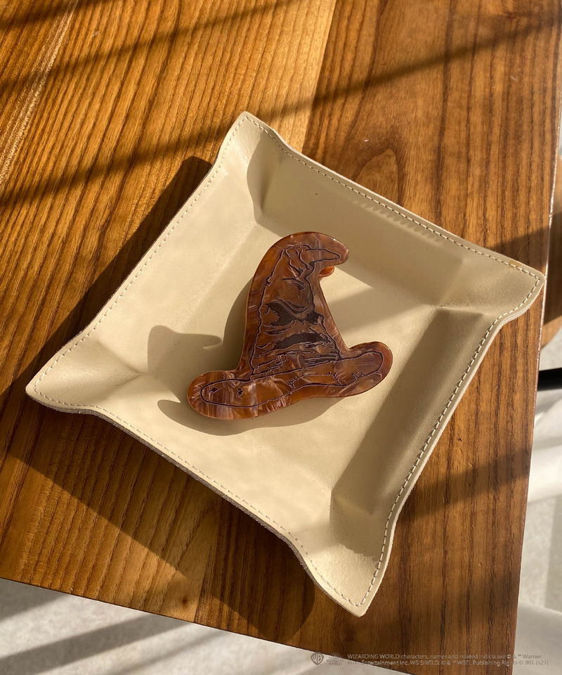 【Harry Potterコラボ】 組分け帽子モチーフ バンスヘアクリップ 詳細画像 ブラウン 3