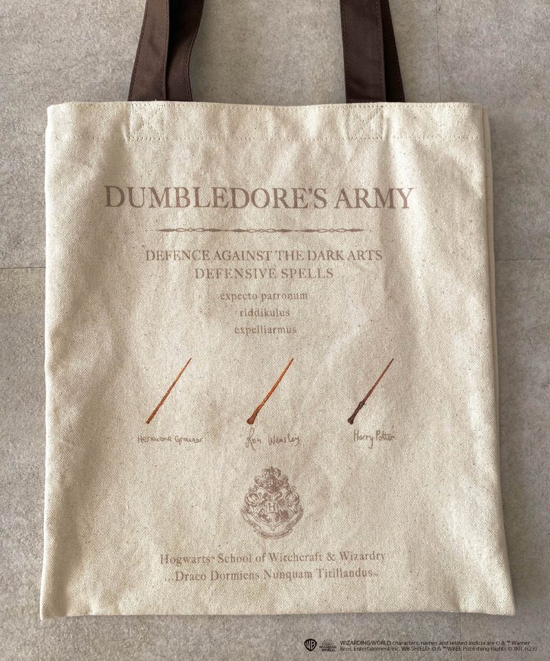 【Harry Potterコラボ】 ダンブルドア軍団 A4トートバッグ 詳細画像 ダークブラウン 15