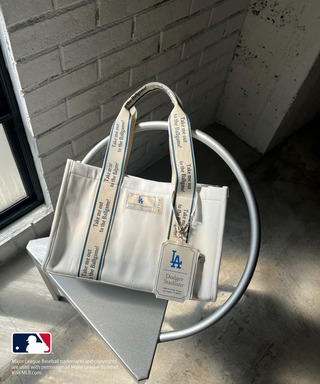 【MLB】テープロゴ キャンバストートバッグ