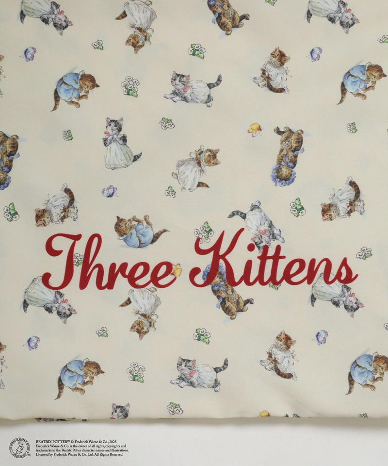 【Peter Rabbit】Three Kittens 肩リボントートバッグ 詳細画像 レモンイエロー 16