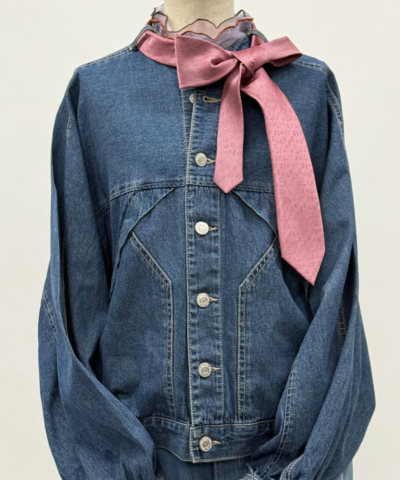 幾何学柄ネクタイ 詳細画像 ピンク 2