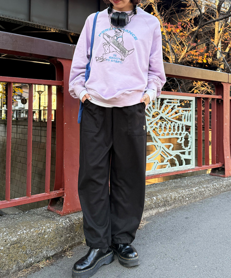 セッションしたい恐竜刺しゅうプルオーバー 詳細画像 パープル 8