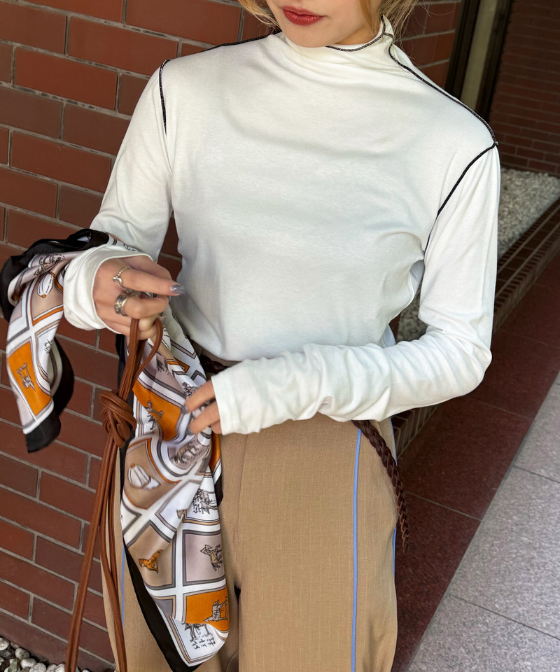 とろみフライスメローインナー 詳細画像 オフホワイト 2