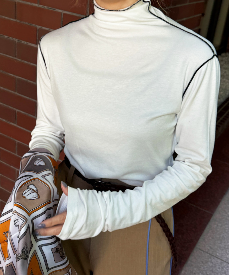 とろみフライスメローインナー 詳細画像 オフホワイト 5