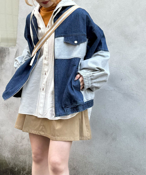 チャーム付きサイドプリーツミニスカート 詳細画像