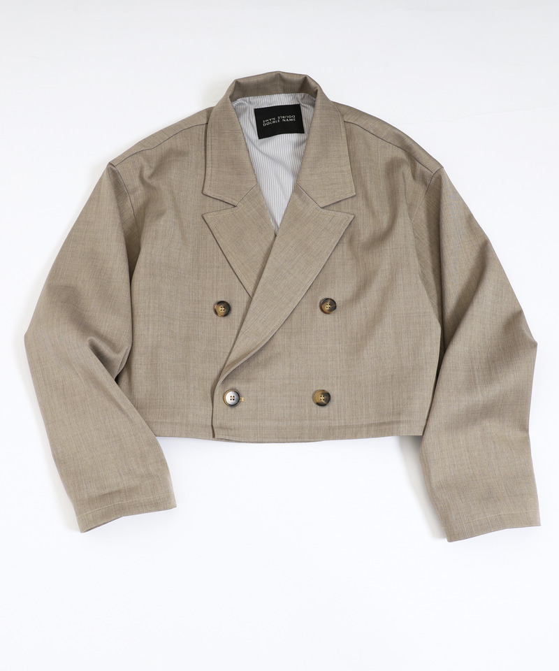 配色ステッチ2WAYジャケット 詳細画像 グレー 4