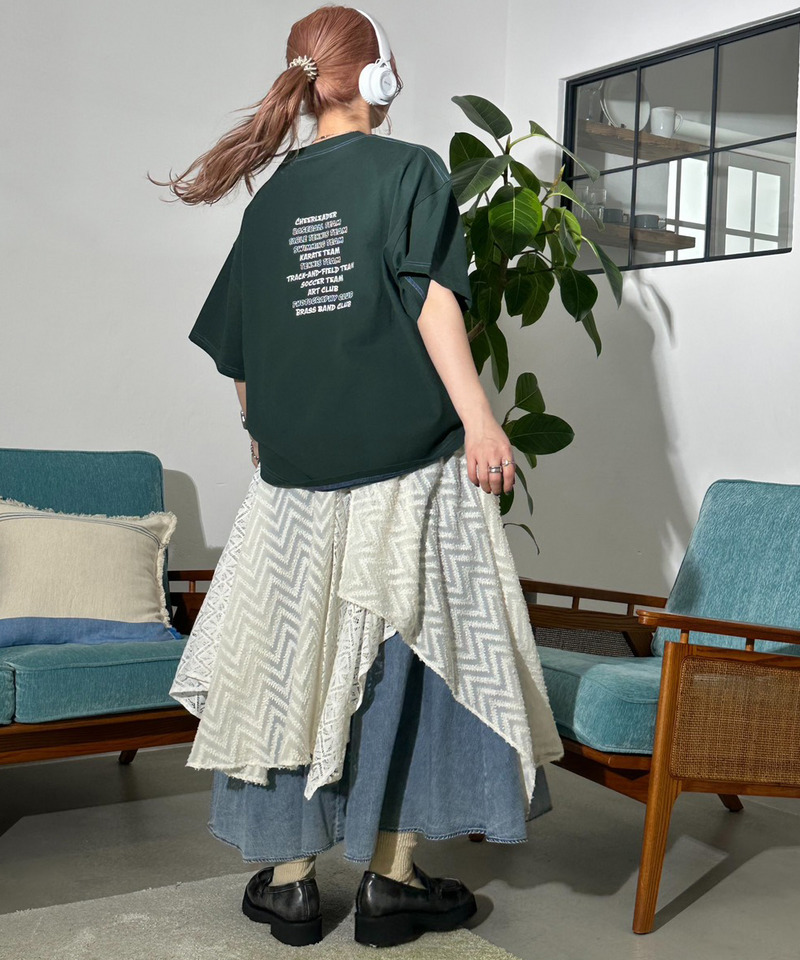 flowerレースランダムヘムスカート 詳細画像 オフホワイト 4