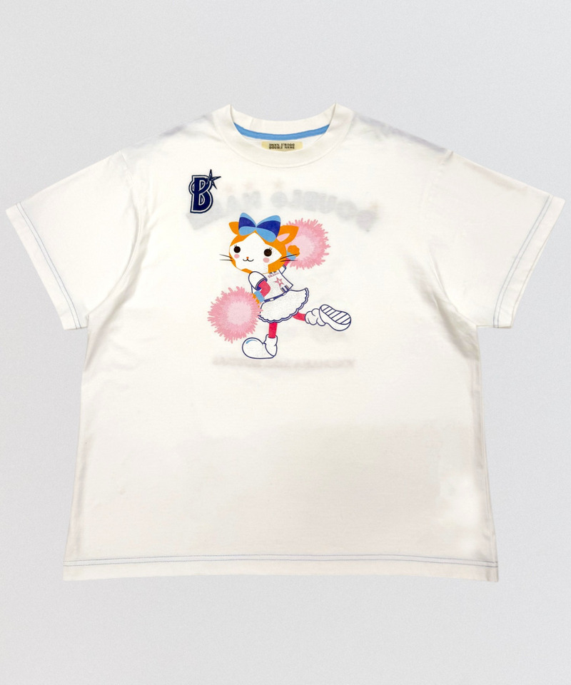 【横浜DeNAベイスターズ】  USEDプリント BIGTEE 詳細画像 ピンク 3