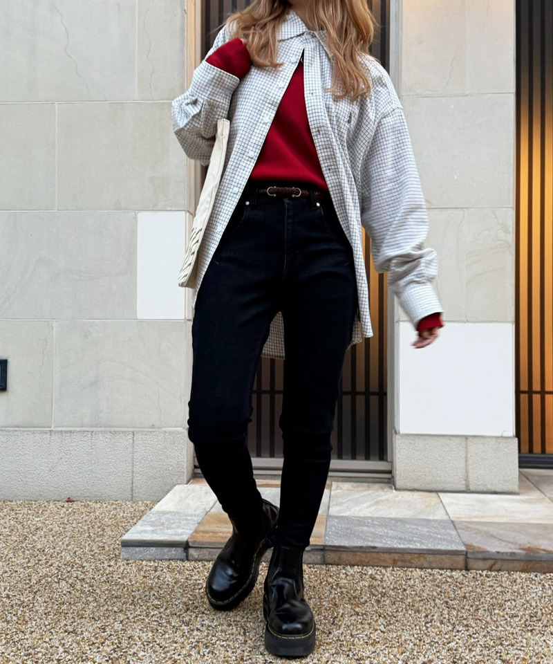 MIXロック デニムスリムサルエルパンツ 詳細画像 インディゴ 13