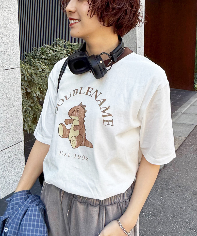 恐竜ぬいぐるみリンガーTEE 詳細画像 ブラウン 2