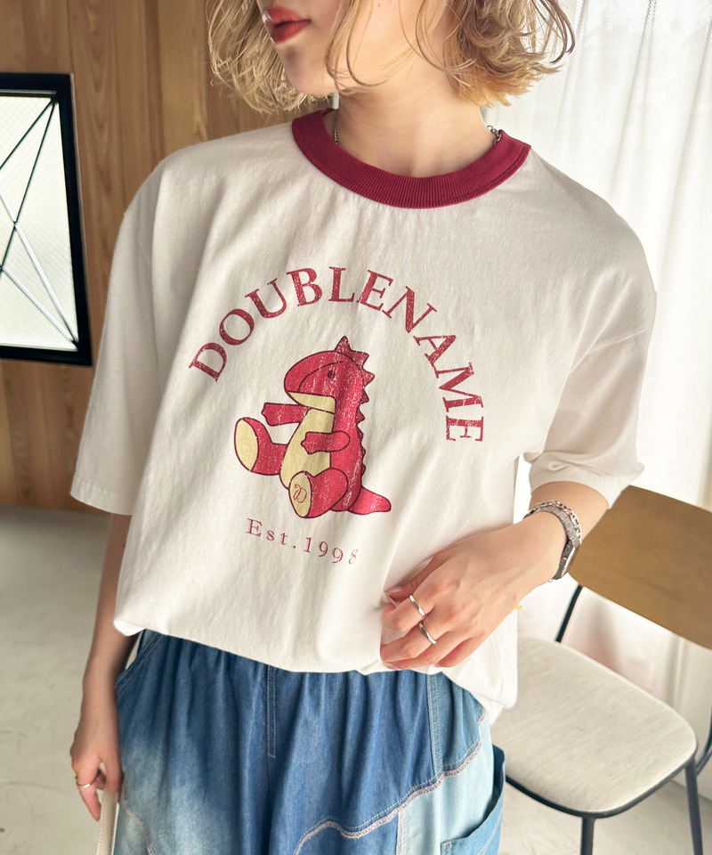 恐竜ぬいぐるみリンガーTEE 詳細画像 レッド 2