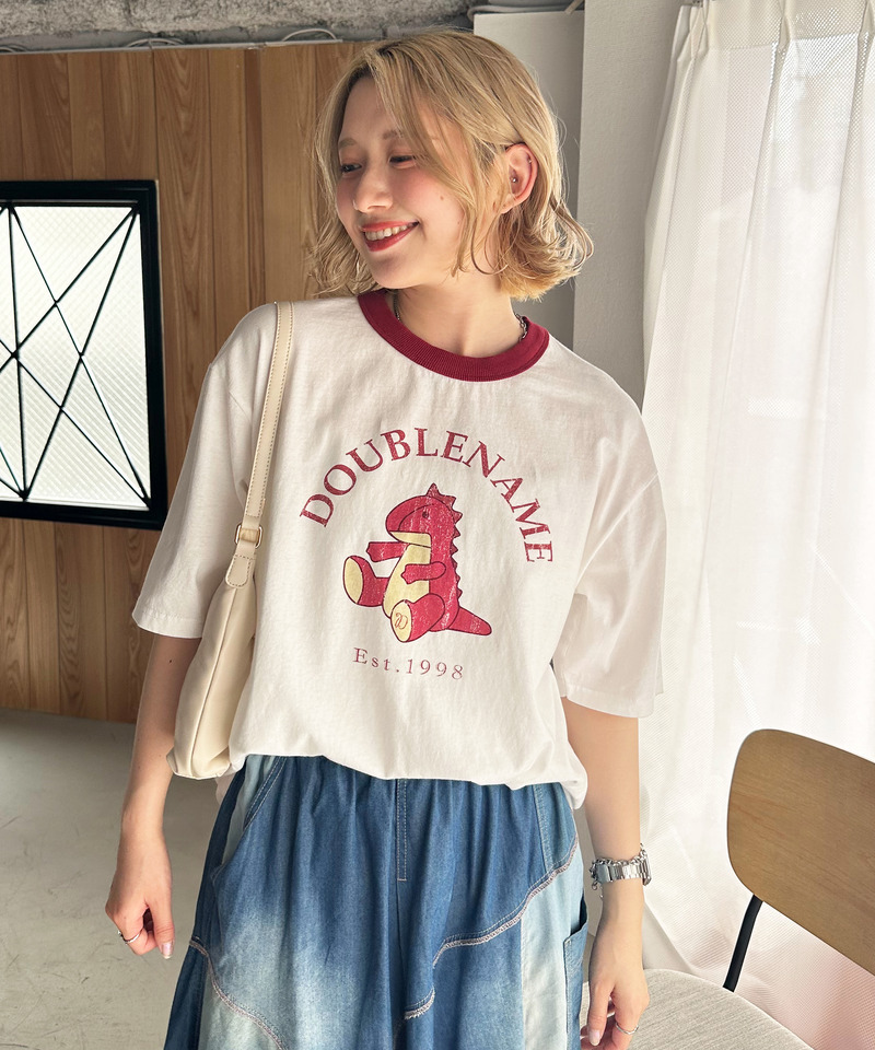 恐竜ぬいぐるみリンガーTEE 詳細画像 レッド 3