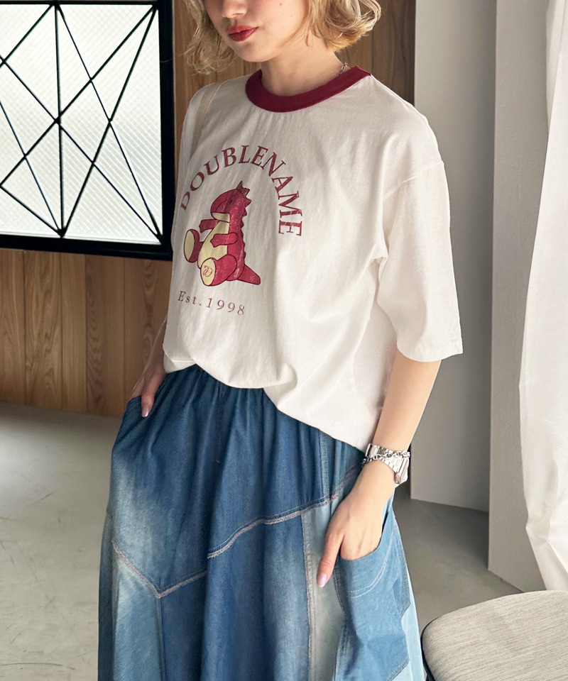 恐竜ぬいぐるみリンガーTEE 詳細画像 レッド 5