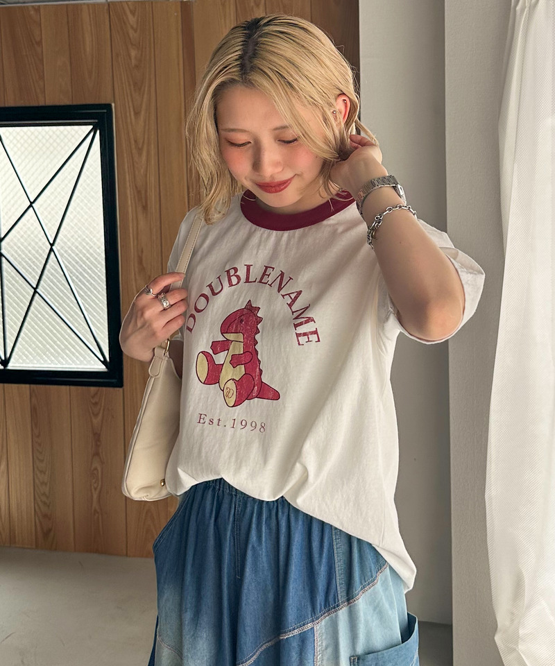 恐竜ぬいぐるみリンガーTEE 詳細画像 レッド 6