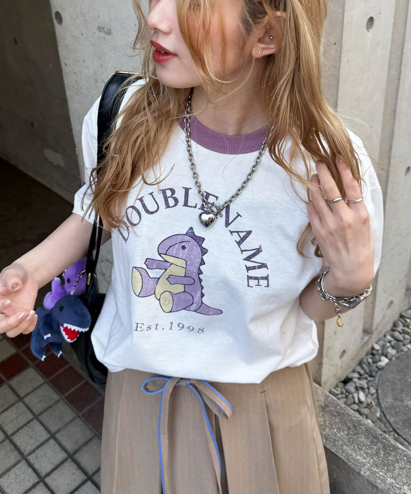 恐竜ぬいぐるみリンガーTEE 詳細画像 パープル 1