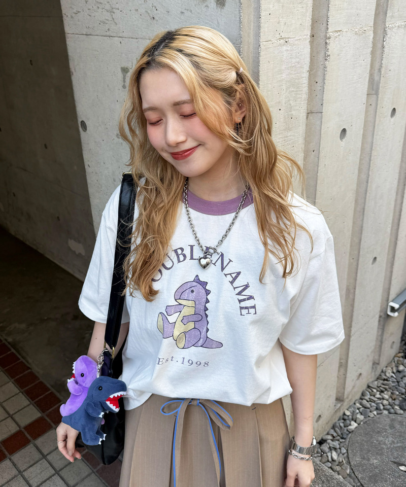 恐竜ぬいぐるみリンガーTEE 詳細画像 パープル 6