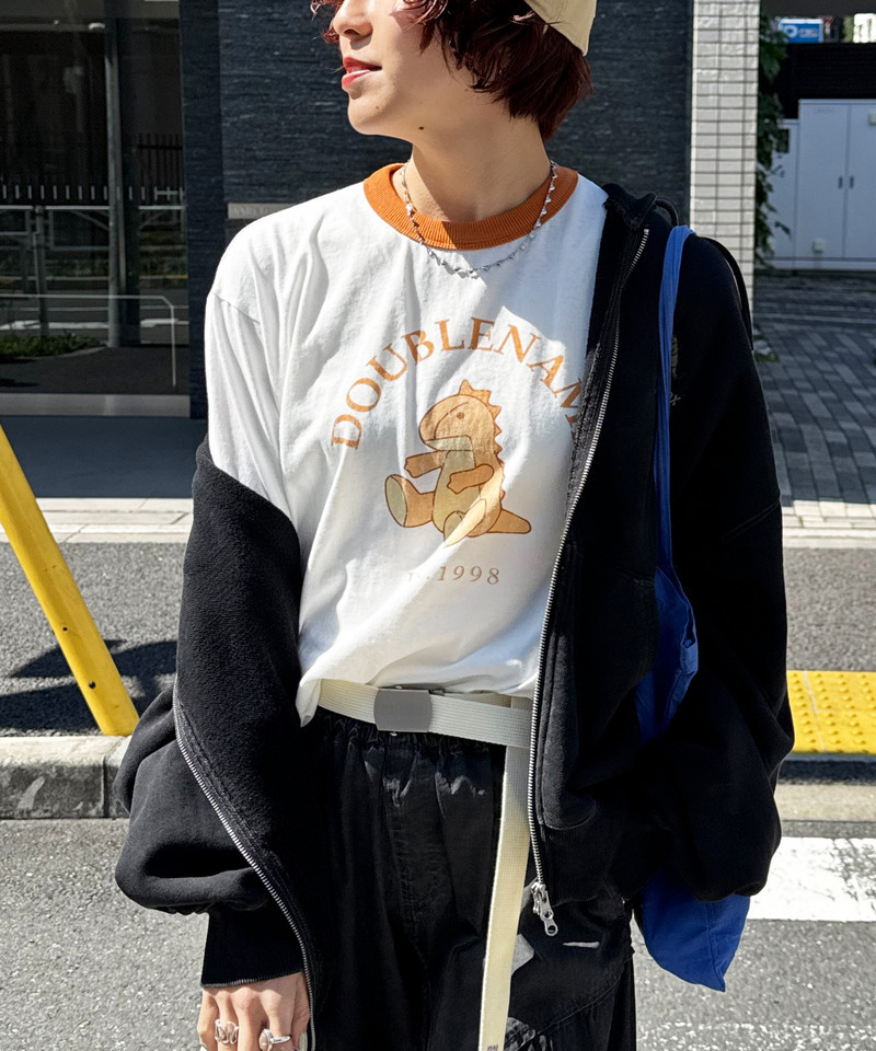 恐竜ぬいぐるみリンガーTEE 詳細画像 オレンジ 1