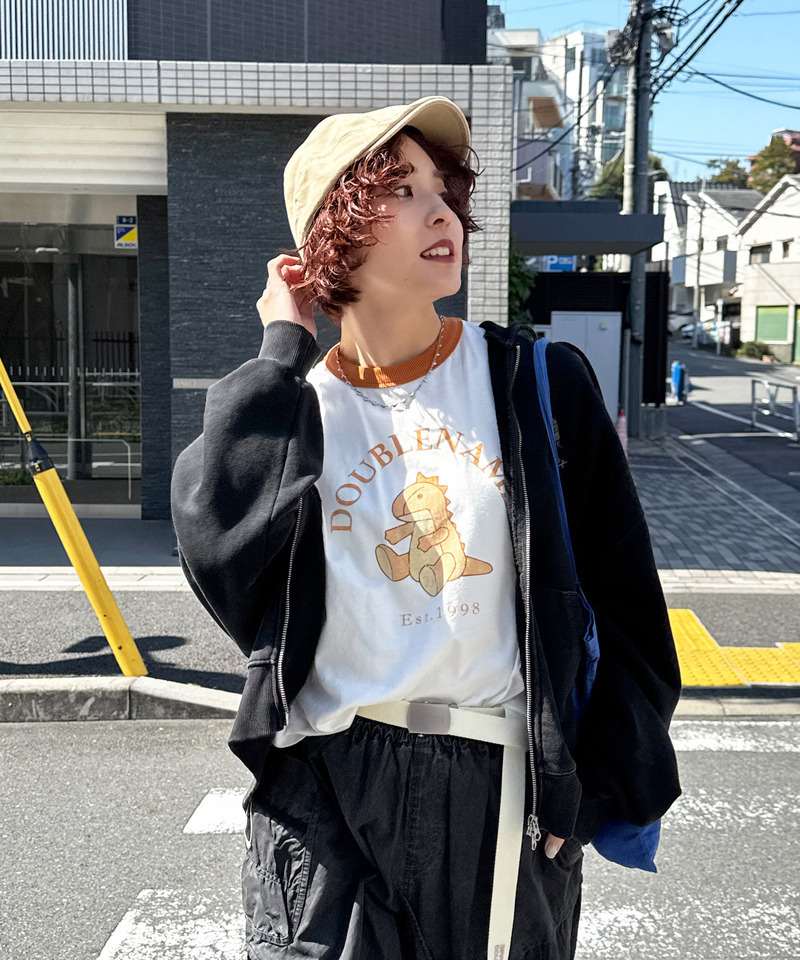 恐竜ぬいぐるみリンガーTEE 詳細画像 オレンジ 5