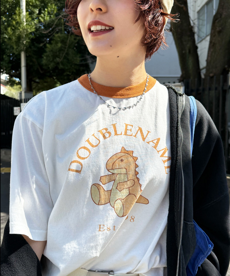 恐竜ぬいぐるみリンガーTEE 詳細画像 オレンジ 6