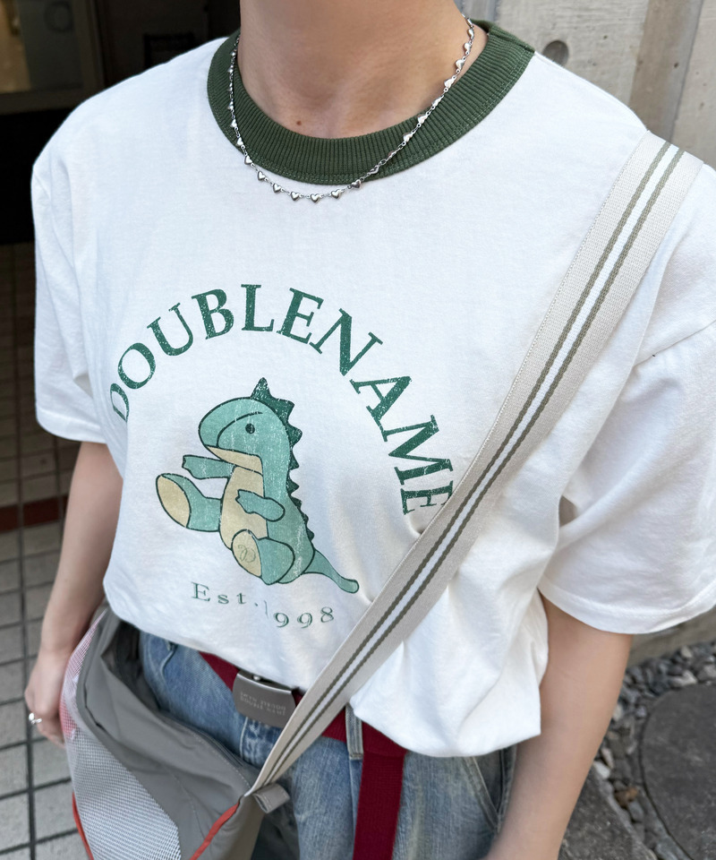 恐竜ぬいぐるみリンガーTEE 詳細画像 グリーン 3