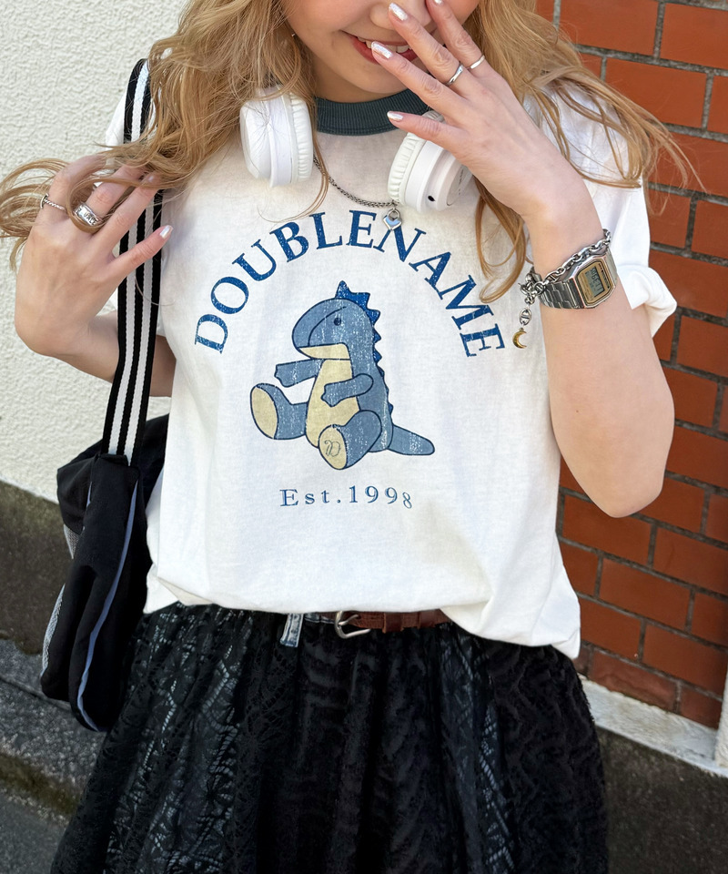 恐竜ぬいぐるみリンガーTEE 詳細画像 ブルー 3