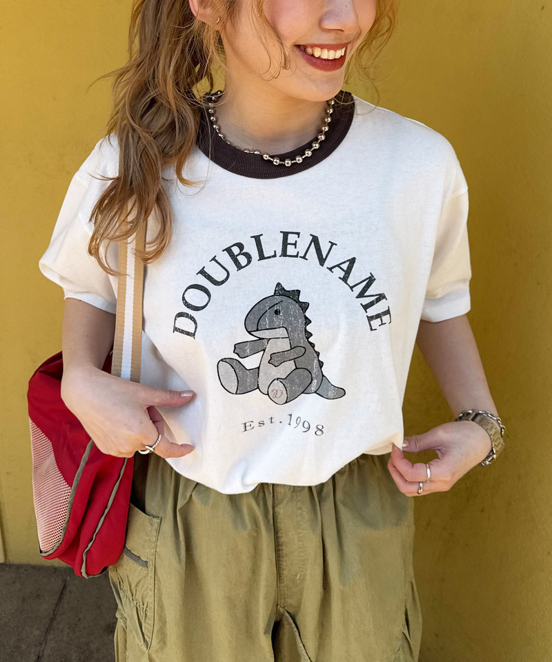 恐竜ぬいぐるみリンガーTEE 詳細画像 ブラック 2