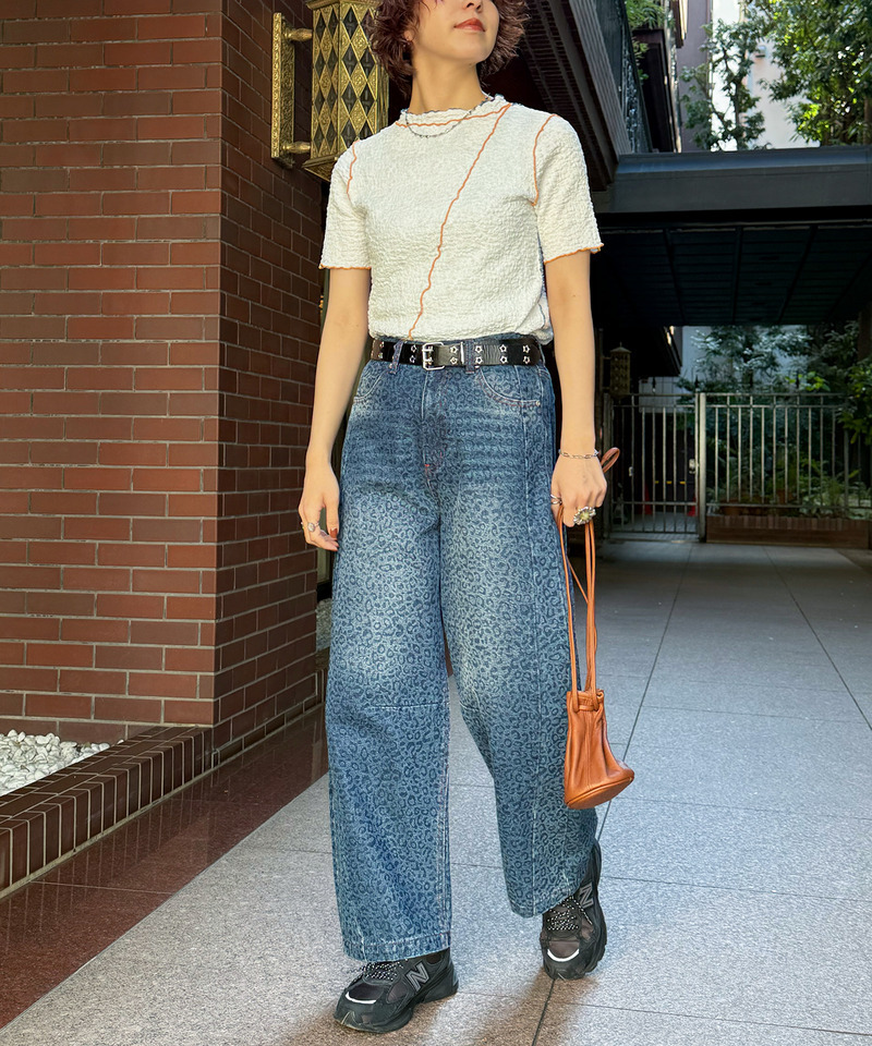 前後2WAY配色メロートップス 詳細画像 オフホワイト 10