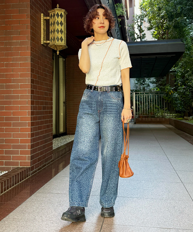 前後2WAY配色メロートップス 詳細画像 オフホワイト 9