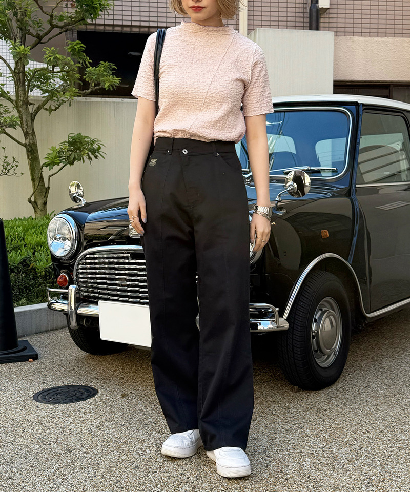 前後2WAY配色メロートップス 詳細画像 ピンク 7